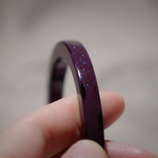 【福之星空大漆手镯】方镯特细6mm 商品图4