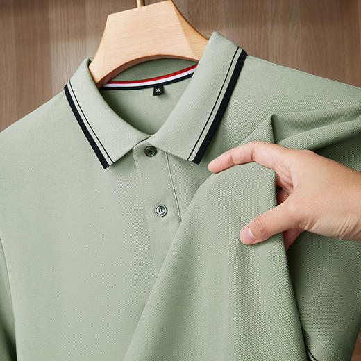 【DDS】大依优型大码男装夏季POLO衫短袖棉质亲肤透气商务休闲短袖上衣 商品图3