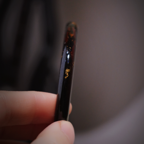 【紫金碟梦大漆手镯】特细圆镯6mm