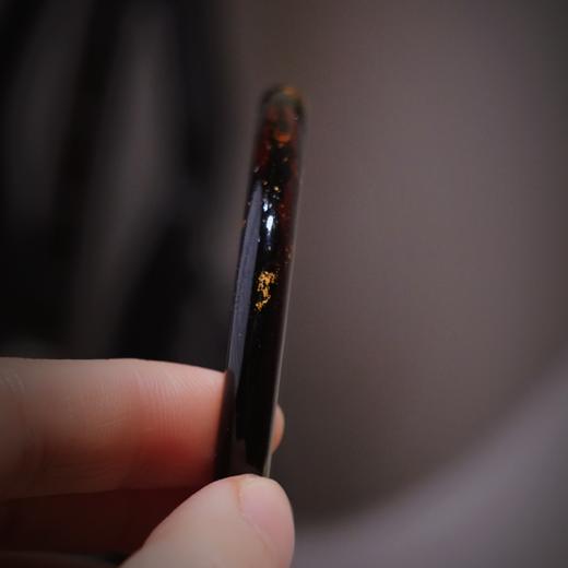 【紫金碟梦大漆手镯】特细圆镯6mm 商品图0