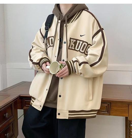 F032538春秋男女同款时尚立领户外棒球服夹克外套 商品图5