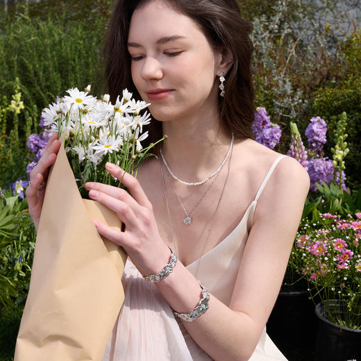 ARSIS 丨 繁绮系列 繁花风影双层叠链 商品图5