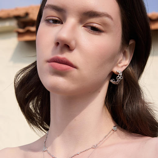 ARSIS 丨 繁绮系列 繁花四叶草耳钉 商品图2