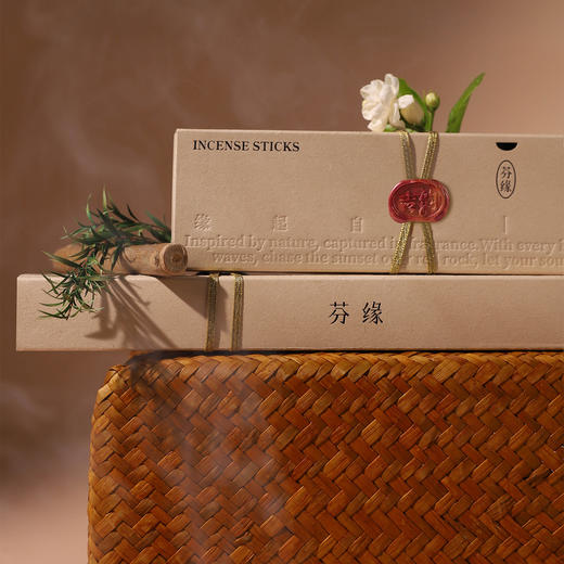 芬缘FUMARE吉韵系列中式线香檀香沉香室内持久留香手工天然香薰 商品图4