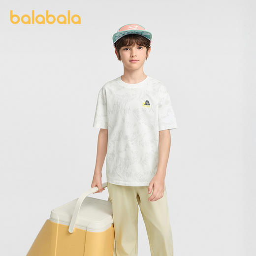 【商场同款】巴拉巴拉童装男童短袖t恤儿童2026新款夏装速干凉感 商品图1