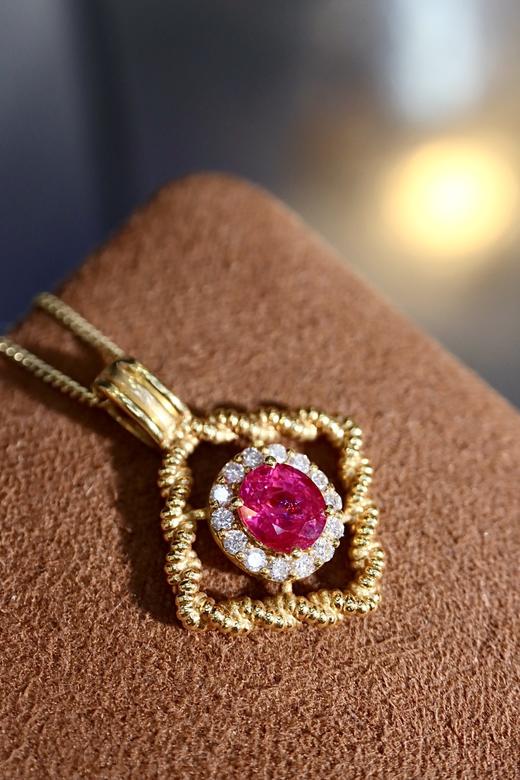 0.97克拉红宝石吊坠 商品图1