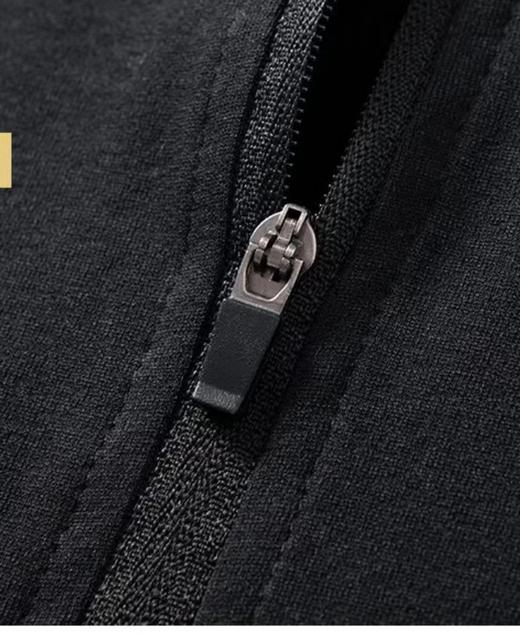 F032523早秋新品简约百搭男士户外运动休闲半拉链长袖衬衫 商品图6