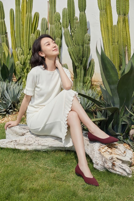 王菲同款超轻内增高弹性透气软底鞋 商品图3