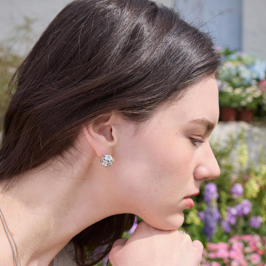 ARSIS 丨 繁绮系列 繁花绣球两戴耳钉 商品图5