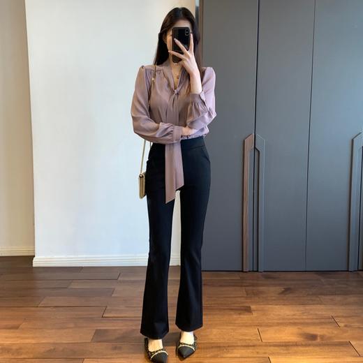 春夏薄款珠地马蹄裤，高级百搭，穿上轻松拥有超模比例 商品图2