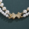 子佩集【珍爱情结】珍珠惜王妃手链【ZZSL003】4.5-6mm珠镀金蝴蝶结2601 商品缩略图1