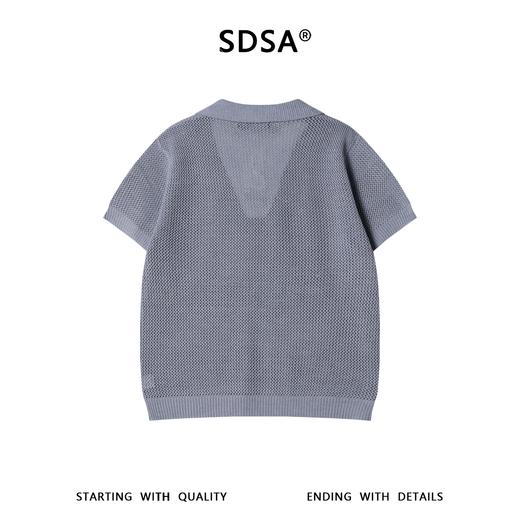 7062SDSA男装2026新款高贵轻奢老钱风撞色简约假两件短袖T恤百搭休闲 商品图5