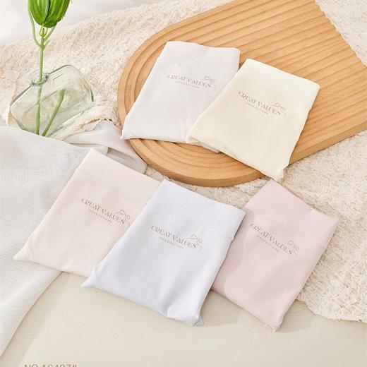 JHNY-6427#  【1条】中腰60支莫代尔舒适透气女士内裤桑蚕丝抑菌底裆 商品图2