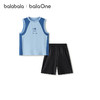 巴拉巴拉男童背心套装儿童两件套2026新款春夏装凉感防晒吸湿速干 商品缩略图4