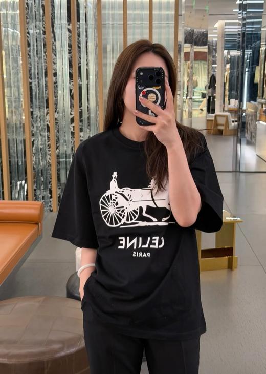 中性款印花短袖T恤he008 商品图1