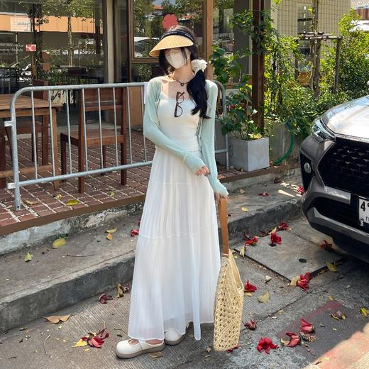 雨雾紫藤压褶半裙，名副其实的「仙女裙」，高级显白 商品图11