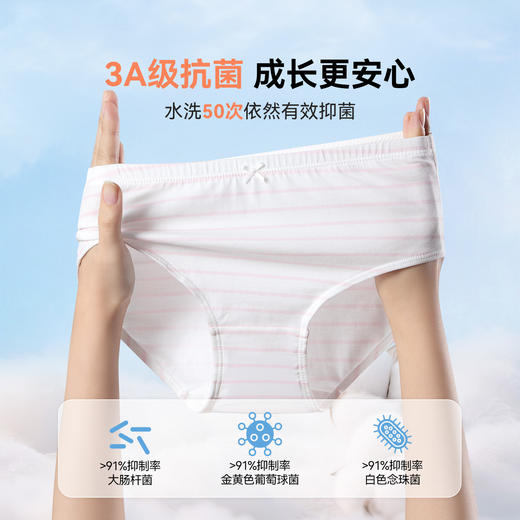 女童三角裤三件装春季新款安奈儿童装JG617516 商品图4