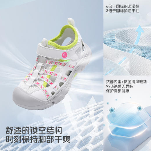 【猫爪徒步系列】SMIBU男女中大童户外登山鞋镂空包头运动凉鞋Z52KB3602【种草号团购】 商品图3