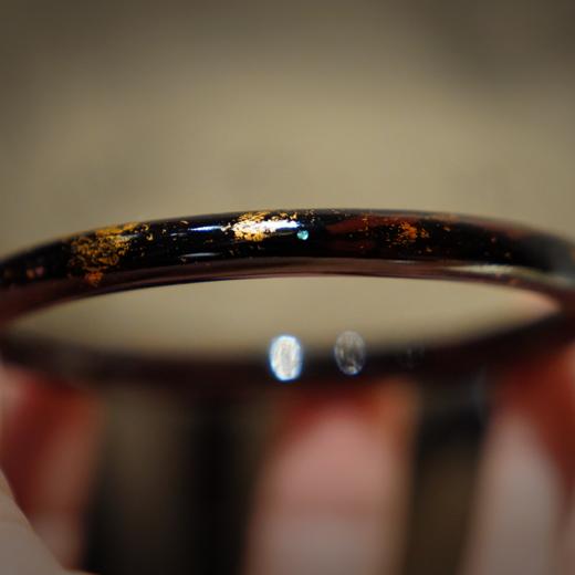 【紫金碟梦大漆手镯】特细圆镯6mm 商品图1