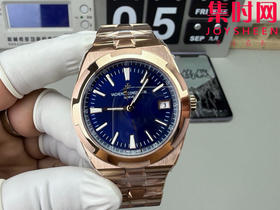 VC江诗丹顿8F纵横四海系列4500V 玫金蓝 男士腕表