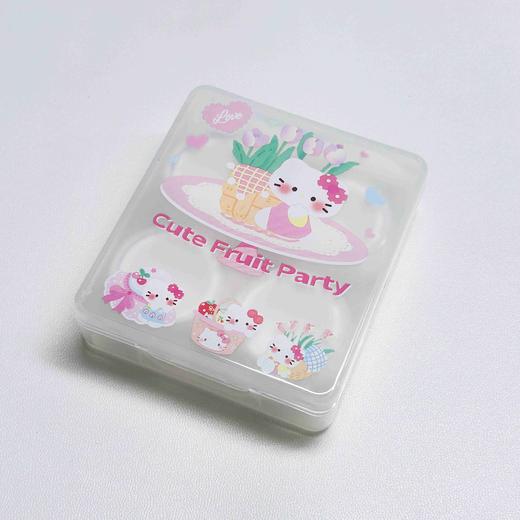 可爱卡通星座猫咪风隐形眼镜盒含镊子小棒双联盒2副装B28 商品图14