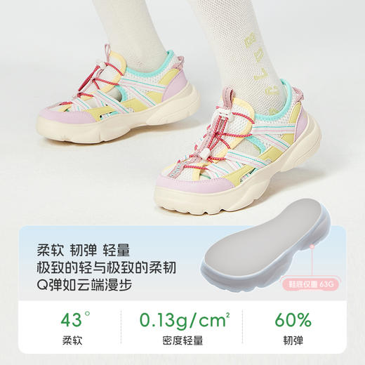 【云朵漫步系列】SMIBU男女童夏季新款户外徒步凉鞋运动鞋休闲鞋Z52KB3401【种草号团购】 商品图1