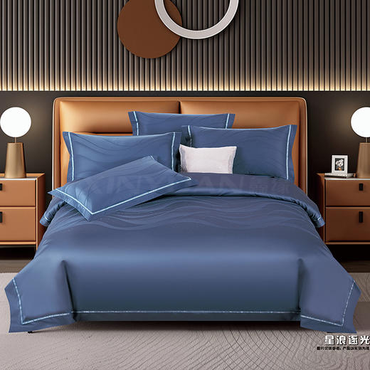 鑫缘 全棉缎纹提花四件套 DMH2418 商品图9