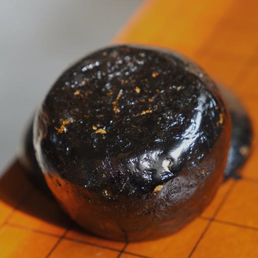 【迟光·如墨大漆主人杯】个人杯杯托杯垫洒金金箔黑色肌理 商品图11