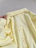 2026年春夏新款奶油芝士黄纯棉纽扣衬衫百搭显瘦巨清爽 商品缩略图8