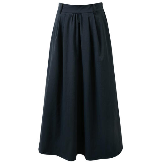 【抗皱半身裙】三彩2026夏季新款纯色高腰A字裙伞裙长裙通勤S 商品图4