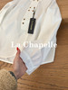 专柜实拍【森系！】拉夏贝尔/La Chapelle全棉小众高级圆领宽松净版娃娃衫双排扣简约通勤风纯棉长袖衬衫 商品缩略图7