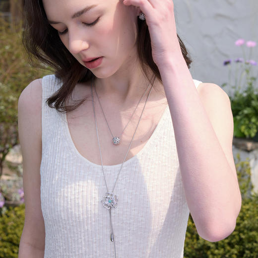 ARSIS 丨 繁绮系列 繁花风影抽拉项链 商品图2