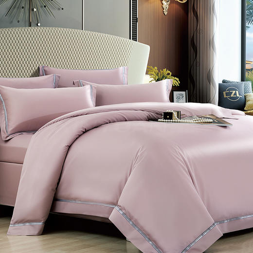 精品全棉贡缎四件套 DME1418 商品图5