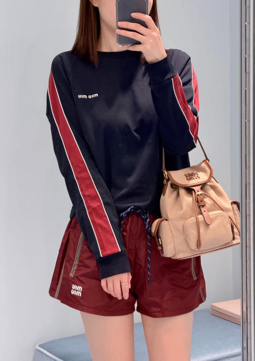 女款棉质刺绣长袖T恤he017 商品图3