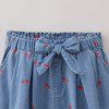 马克珍妮樱桃田园女童蝴蝶结牛仔裤2026年夏装新款560966 商品缩略图3