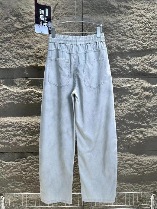 F032517不规则分布十字贴布风格侧排十字架休闲长裤卫裤 商品图3