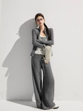 LU*同款平替 立领卫衣+直筒卫裤套装