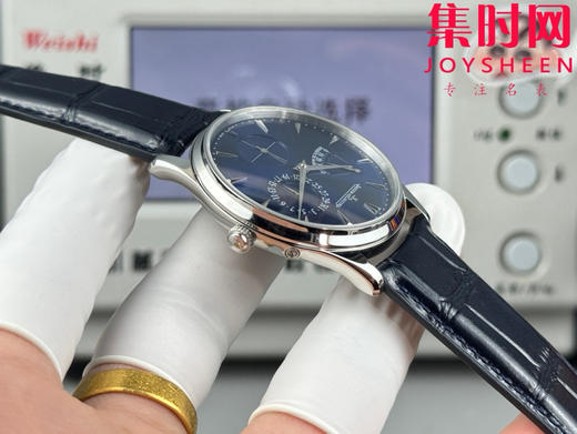 GF积家大师系列1378480"小丑" Master Ultra Thin Réserve de Marche超薄大师动显日历 938一体机 男士腕表 商品图6