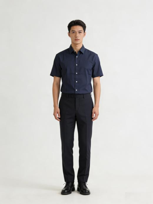 G2000男装SS26商场新款【免烫防皱/100%棉】短袖衬衫61131312 商品图1