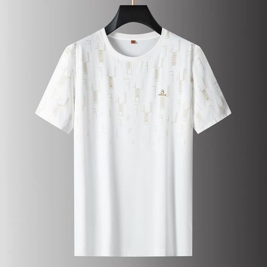【DPS】大依优型大码男装夏季圆领短袖印花运动休闲百搭短袖T恤上衣 商品图3