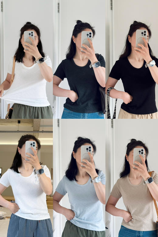 26春夏万搭T-鹅蛋领显瘦短袖T恤【包邮+三天无理由退换】 商品图1