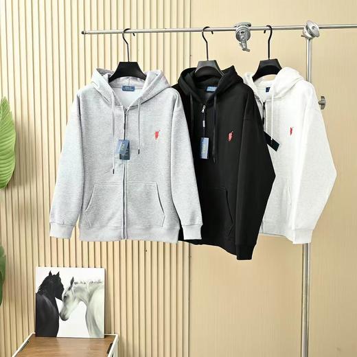 F032512新款百搭休闲保暖连帽加绒加厚拉链衫夹克外套 商品图0