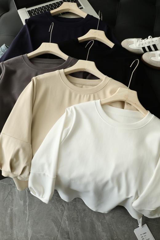 七分灯笼袖宽松T恤 专柜级质感！ 商品图10