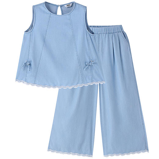 女童牛仔套装夏季新款安奈儿童装EG622641 商品图5