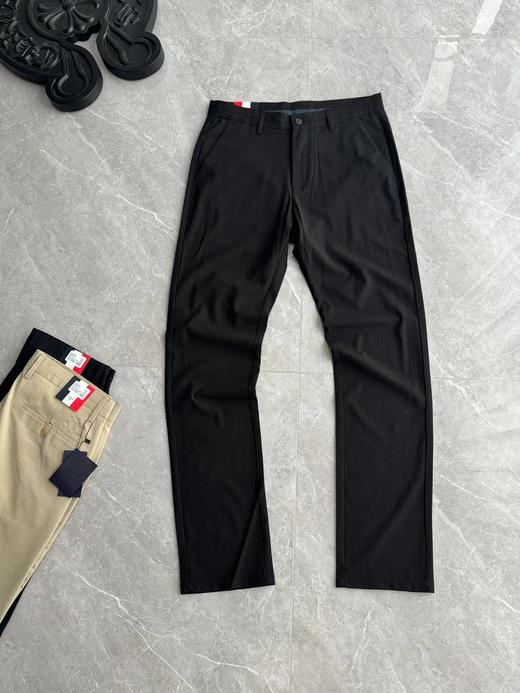 F032552通勤休闲立体裁剪刺绣logo男士春夏薄款商务休闲裤 商品图7