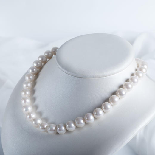 无核白色淡水珍珠项链XL03 商品图1