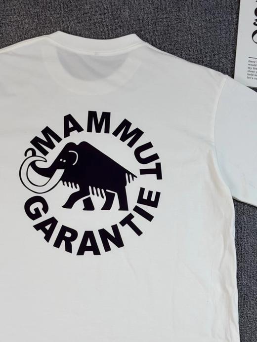 F032544男女同款日常通勤宽松情侣半袖圆形徽标短袖T恤 商品图4