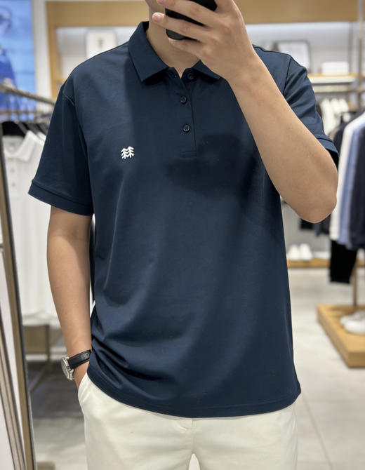 小树家男士经典冰感速干Polo衫 商品图4