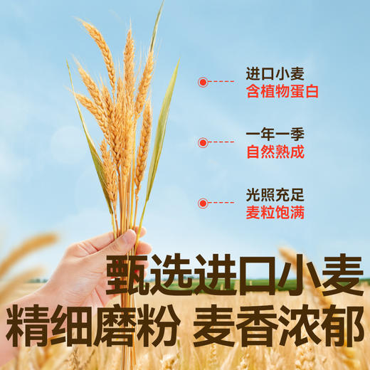 【109任选3件】【⚡39.9秒杀2大袋】软白营养低筋粉1kg袋装+绵韧营养中筋粉1kg，叠加店铺满赠，不叠加店铺满减和会员折扣 商品图2