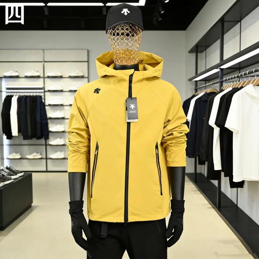 F032585春季新款简约休闲户外防风防水连帽软壳外套 商品图4